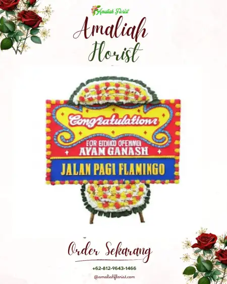 Sewa Papan Bunga Jungutan